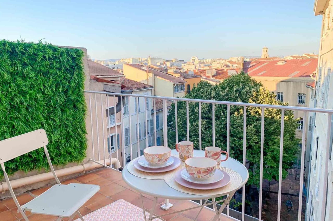 Apartamento Le Perchoir - Terrasse & Clim Au Coeur Du Panier Marsella Exterior foto