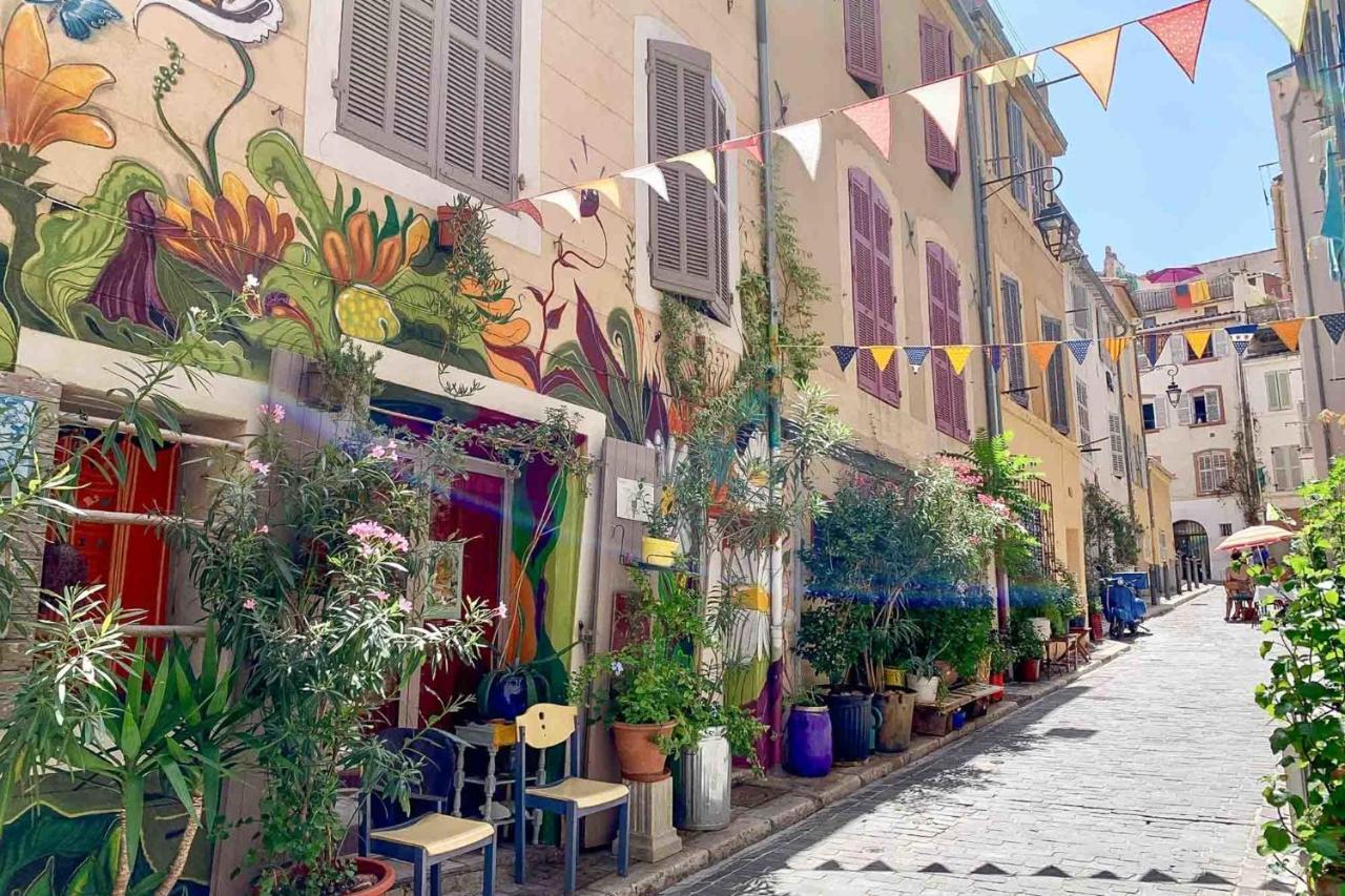 Apartamento Le Perchoir - Terrasse & Clim Au Coeur Du Panier Marsella Exterior foto